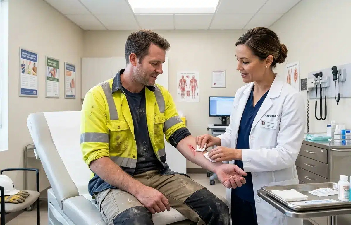 Employee receiving medical care covered by Minnesota workers compensation insurance
